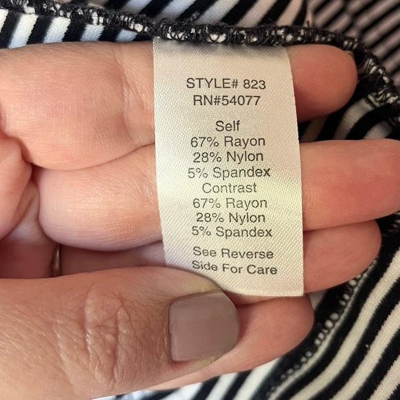 Cabi "Life Jacket" Nautical Navy and White
Striped Double-Breasted Blazer - Picture 6 of 11